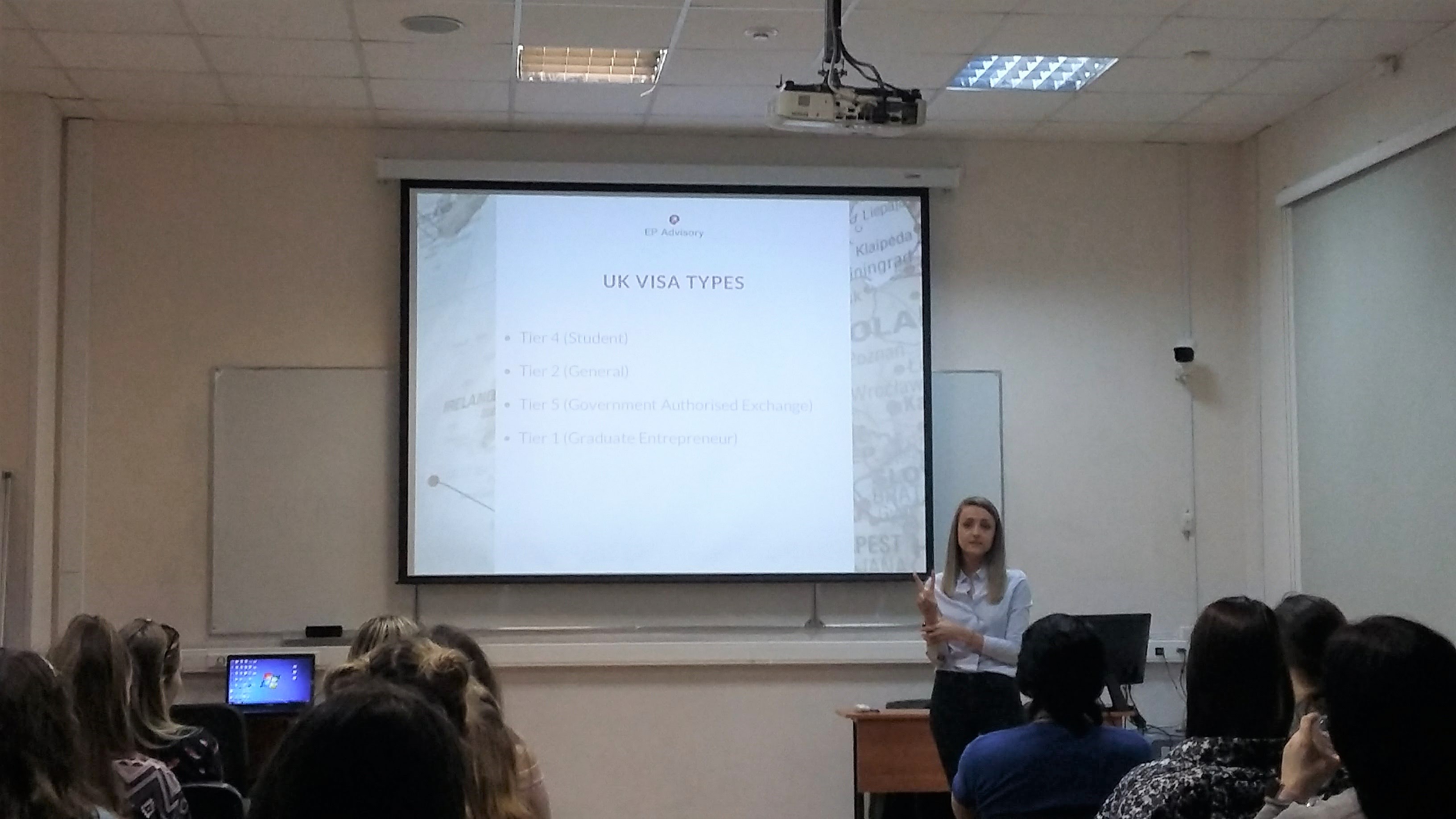 Lecture by Elizaveta Proselkova, founder of EP Advisory