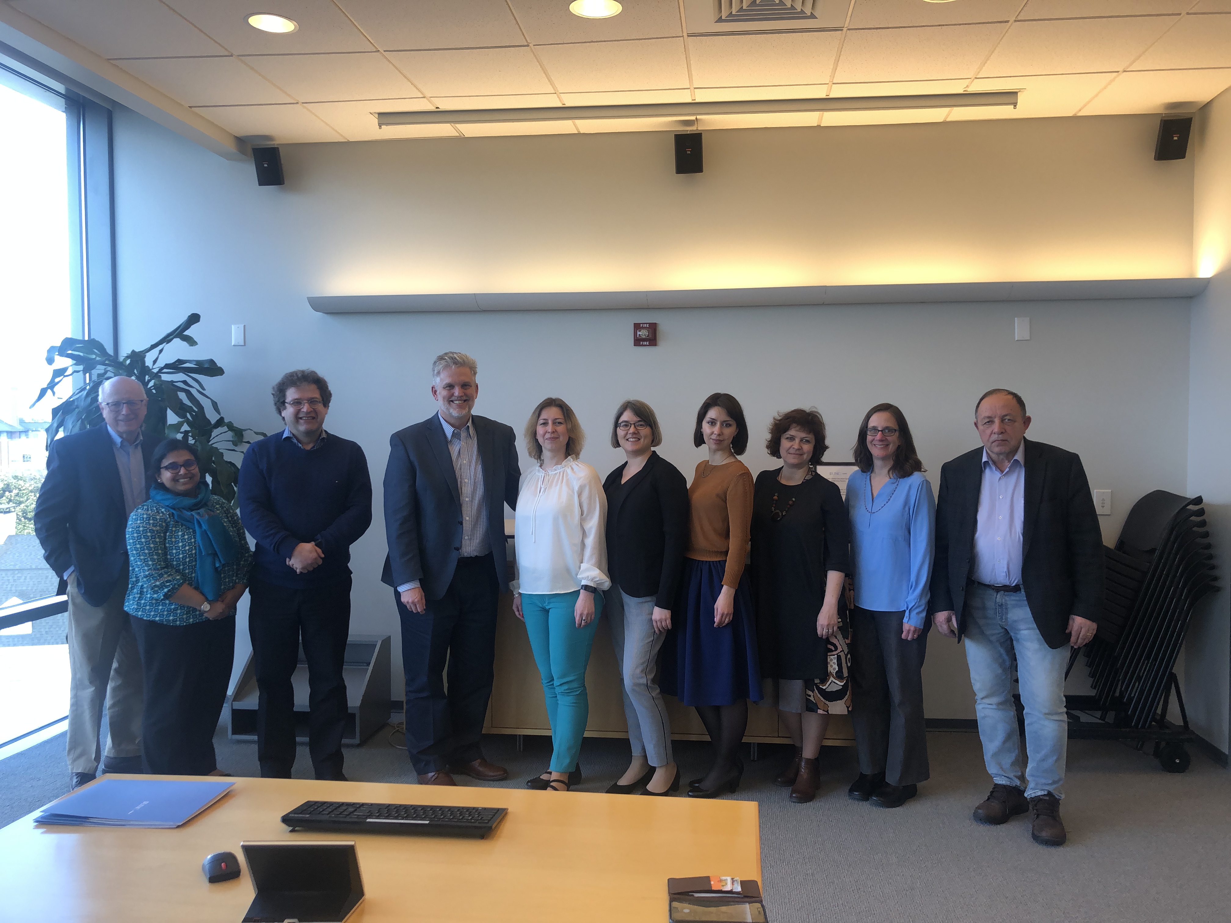 MCU research team visiting the University of North Carolina, U.S.
