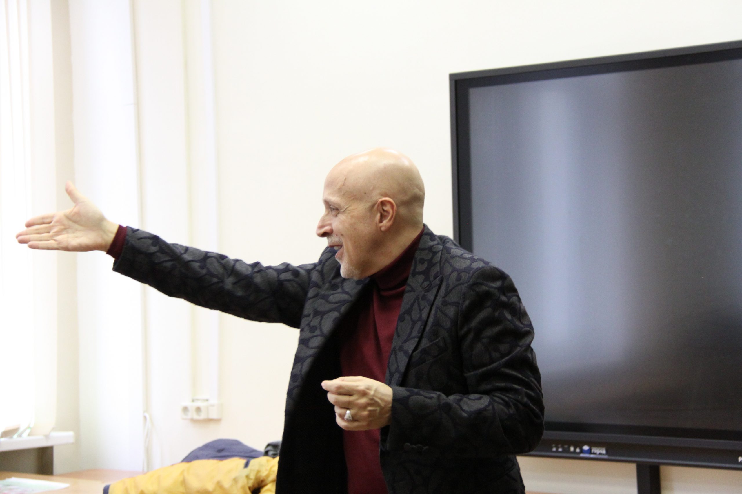 Professor Maurizio Ciampi with workshops at MCU
