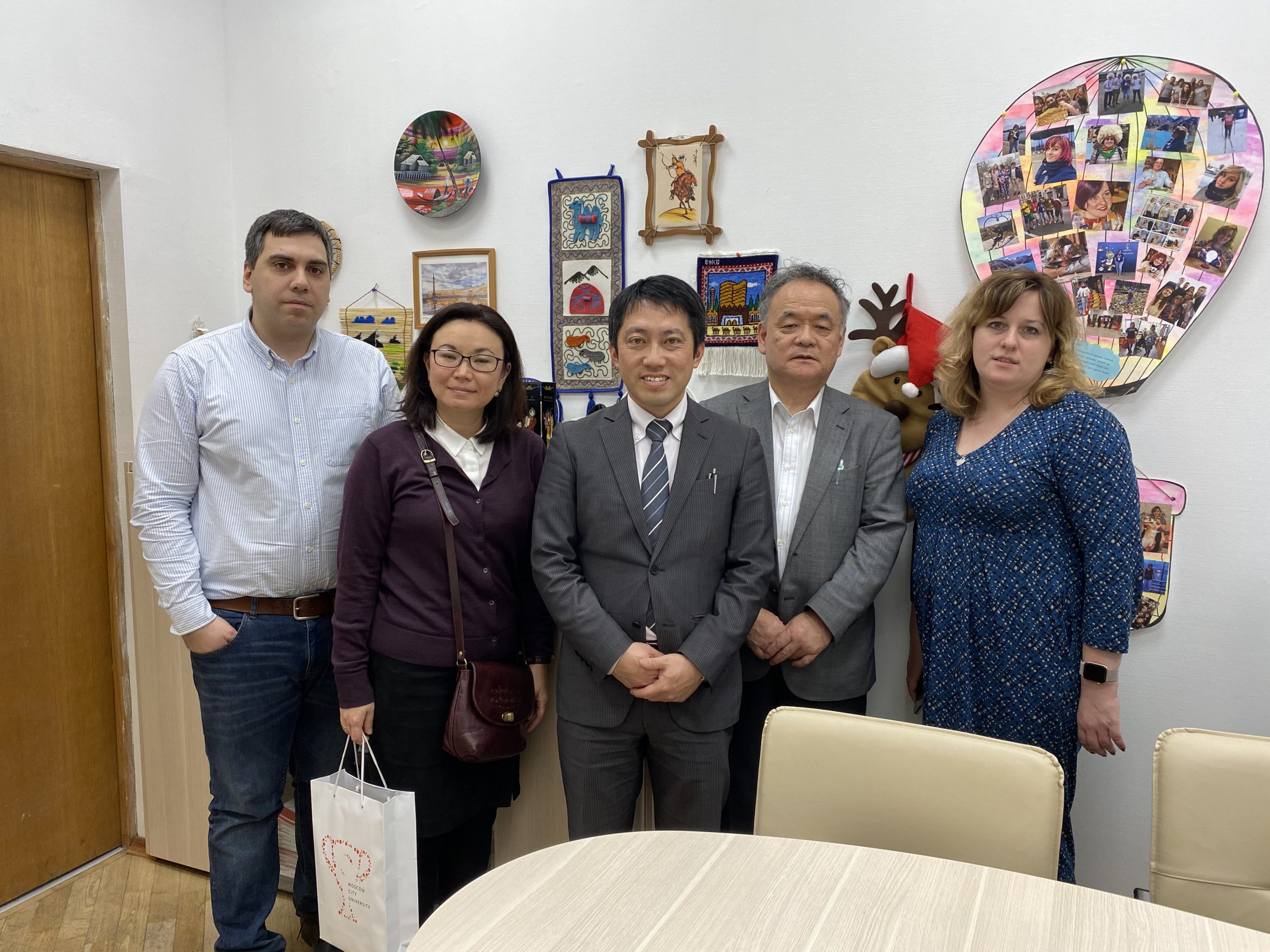 Delegation from the University of Tsukuba at MCU