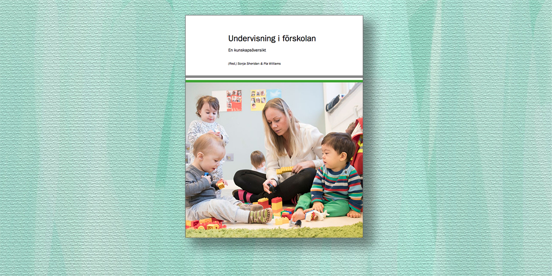 A book on preschool education released by University of Gothenborg and MCU