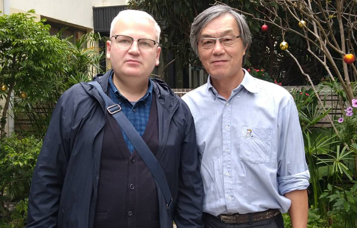 Professor Vladimir Kurdyumov visiting National Kaohsiung Normal University